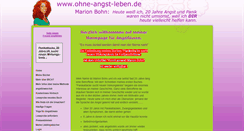 Desktop Screenshot of ohne-angst-leben.de