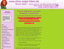 Tablet Screenshot of ohne-angst-leben.de